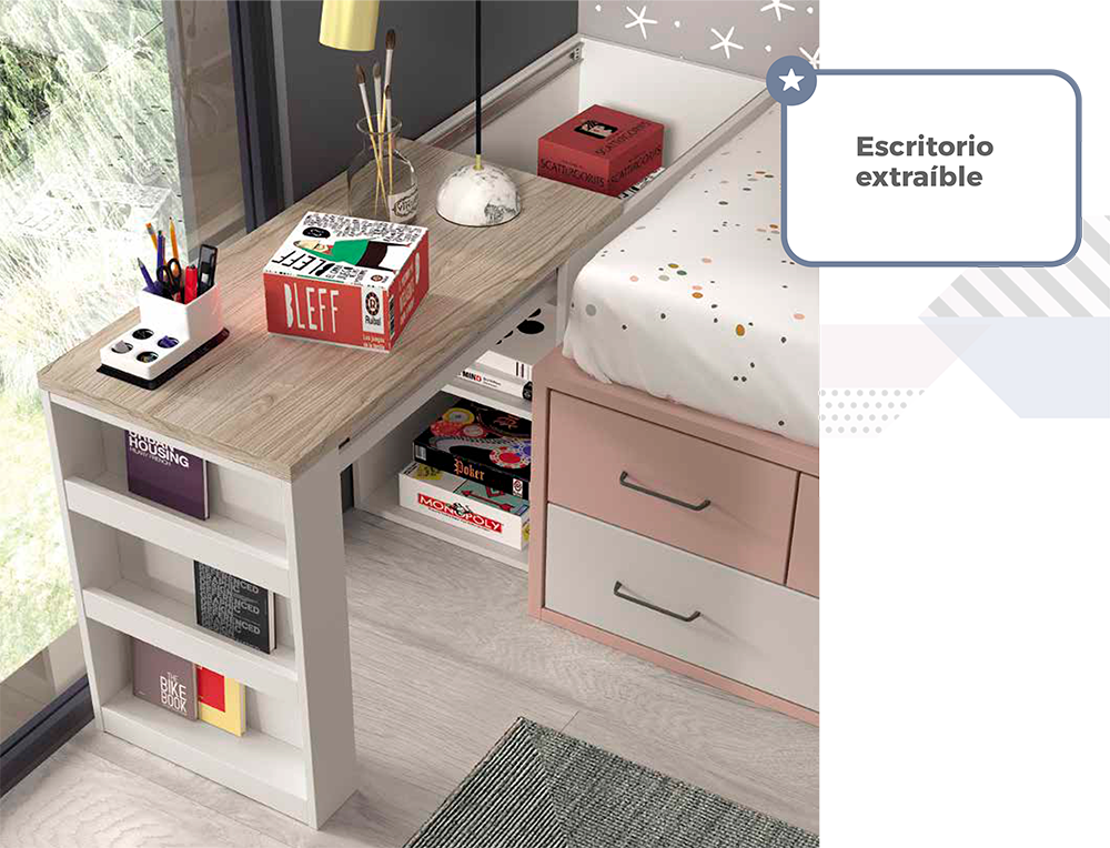 Dormitorio juvenil F022 - Imagen 2